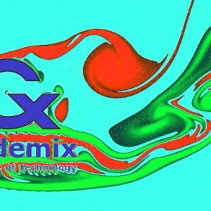 Cademix Logo Flow Simulated