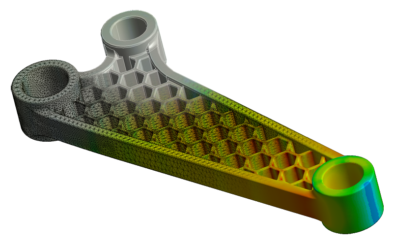 Finite Element Analysis Honeycomb lightweight