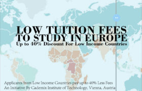 Low Tuition Fees for Study in Europe For Low Income Countries