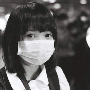 Asian Girl with medical mask