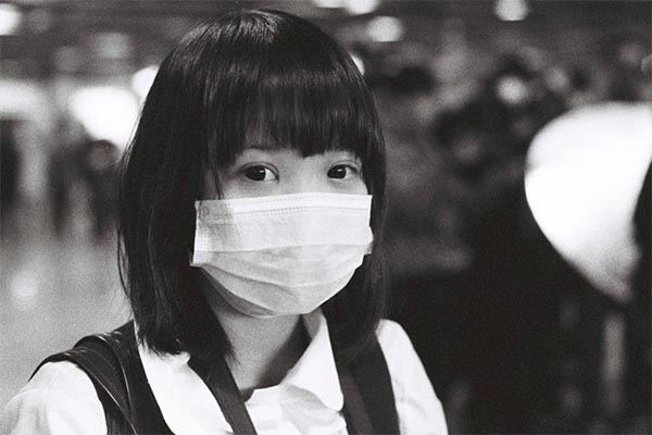 Asian Girl with medical mask