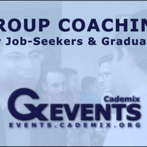 Cademix Event Flyer Group Coaching for Job Seekers and Graduates