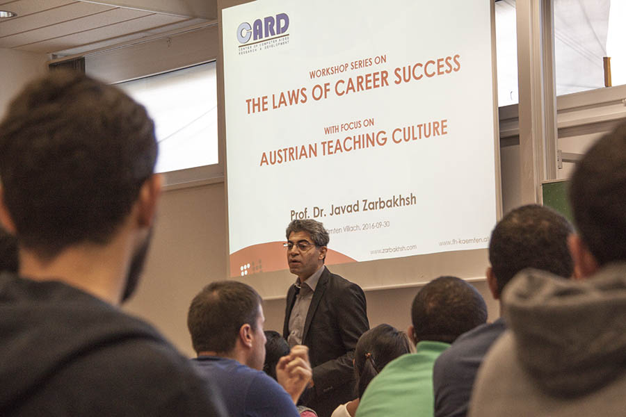 Zarbakhsh Talk Laws of Career Success Best Career Choice