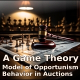 A Game Theory Model of Opportunism Behavior in Auctions