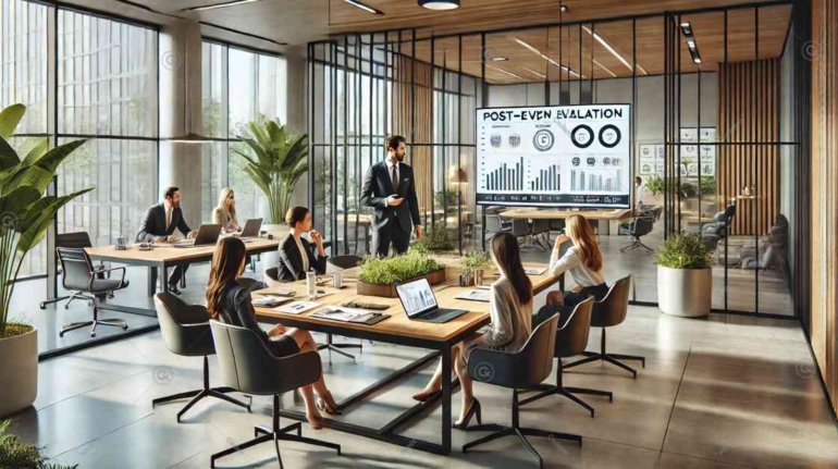 This is an image with modern office setting, featuring a minimalist design and a more relaxed yet focused atmosphere.