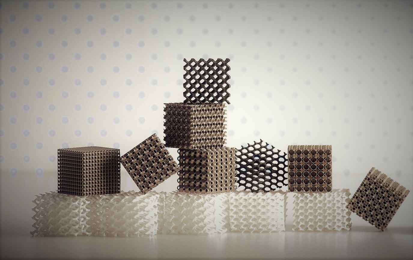 Additively Manufactured Lattice Structures Oraib Al-Ketan 3D Printed Cademix Magazine Article 3D Printed Infill pattern Lightweight