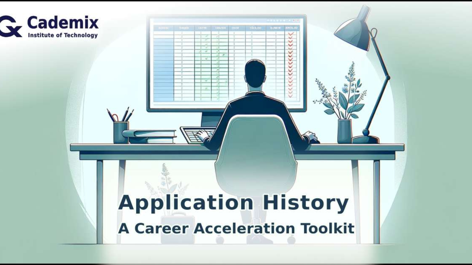 Application History, A Career Acceleration Toolkit, Keeping track of the job applications Cademix Institute of Technology