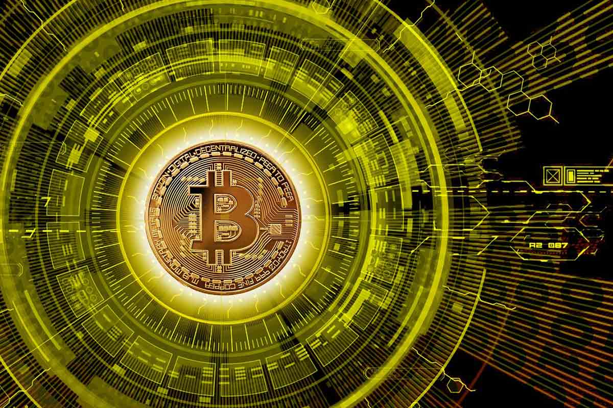 Bitcoin Crypto Blockchain Image Schematic