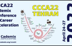 CCCA22 Cademix Conference on Career Acceleration Iran Tehran 2022 Poster