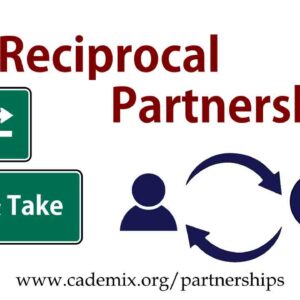 Cademix Reciprocal Partnership Give and Take Business Love Karma Mutual Partnership Free Customers Study Abroad Pathway ROI