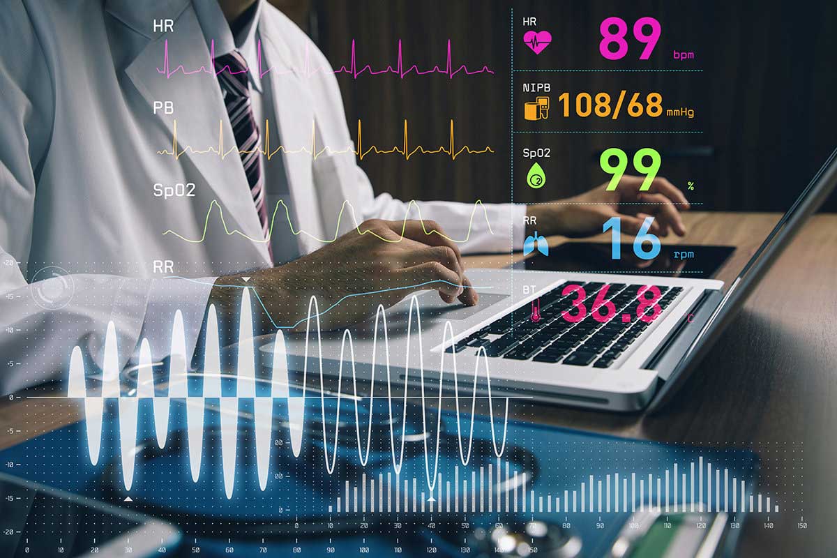 Medical Engineering graph waves compose images monitoring