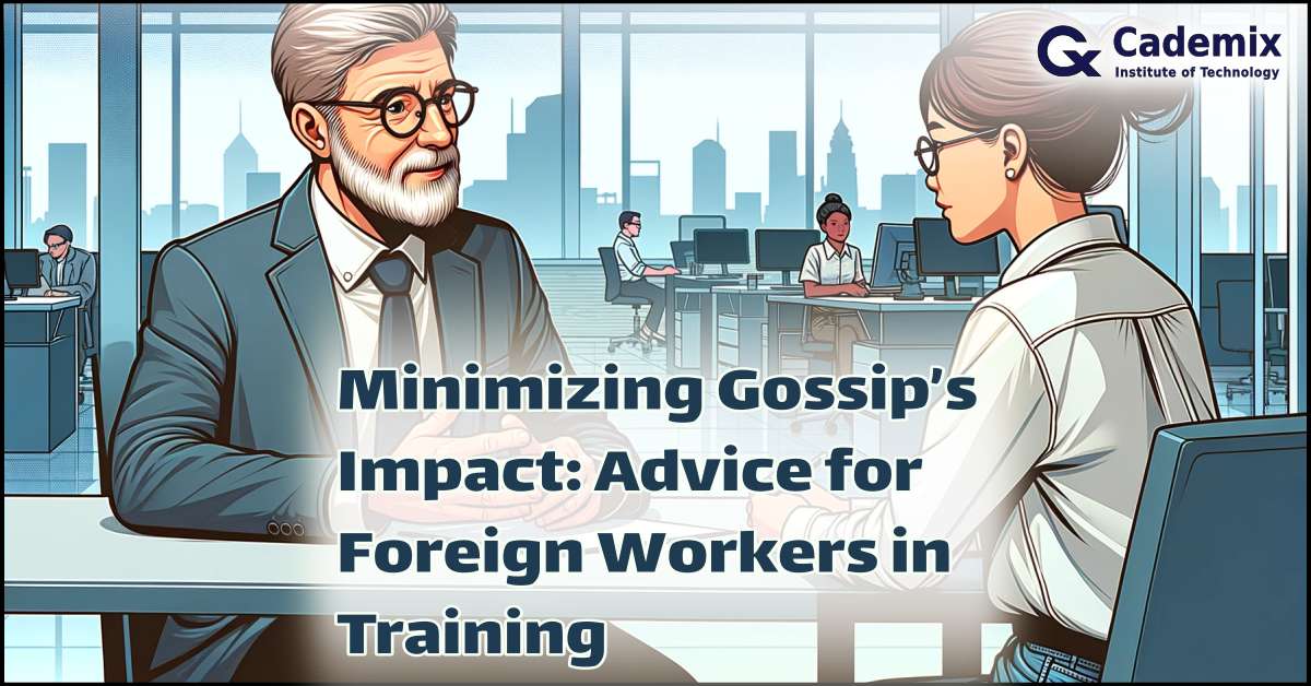 Minimizing Gossips Impact Advice for Foreign Workers in Training