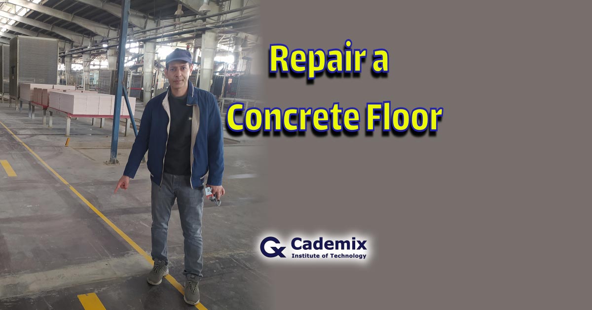 Repair a concrete floor-Mohammadreza beizaee-special-cement-block-cademix magazine