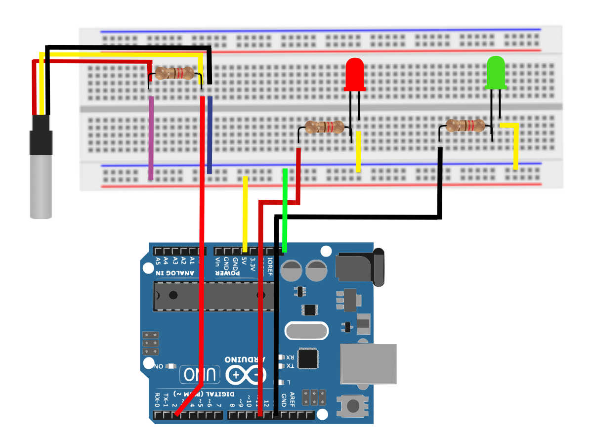 Schematic circuit diagram for studying the effect of different parameters on cooling 