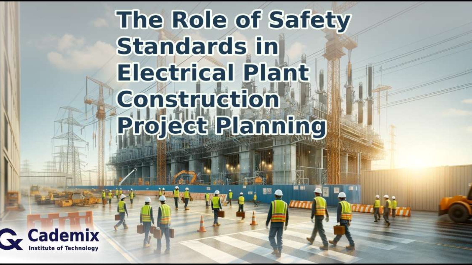 The Role of Safety Standards in Electrical Plant Construction Project Planning, By Author Alireza Alidadi Cademix Magazine Article