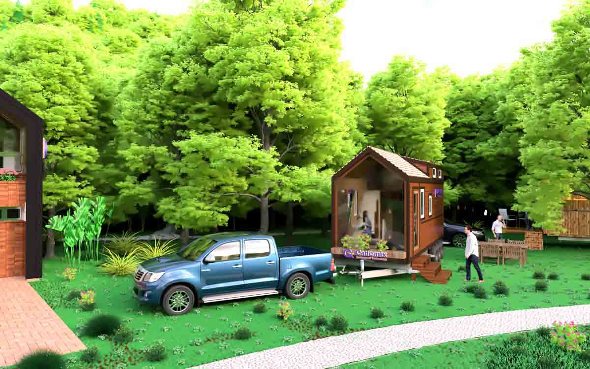 The factors in the design process of a tiny house habitable and portable,Shahrbanoo (Shohreh) Rajabi, Associate 3D Generalist and Interior Designer at Cademix Institute of Technology