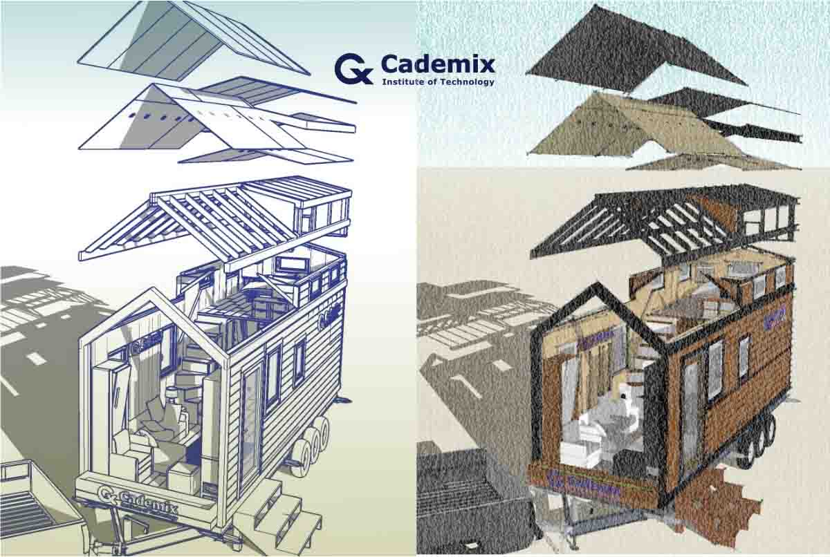 The factors in the design process of a tiny house habitable and portable,Shahrbanoo (Shohreh) Rajabi, Associate 3D Generalist and Interior Designer at Cademix Institute of Technology
