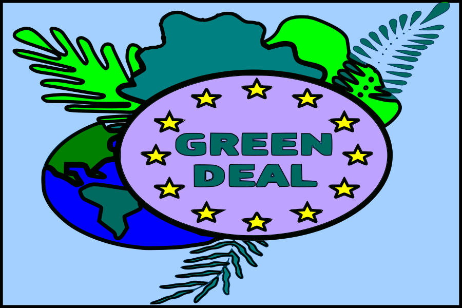 EU green deal banner