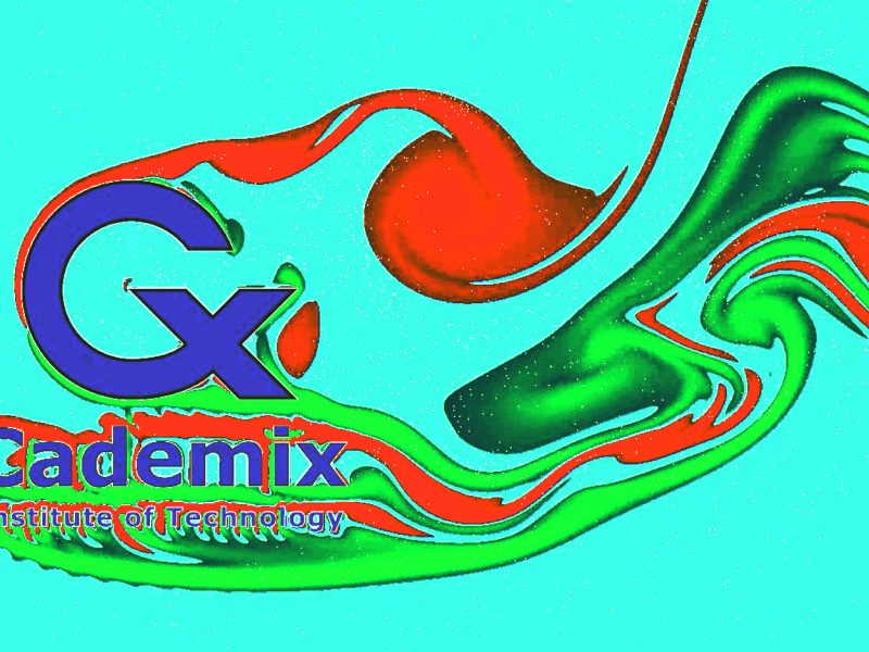 Cademix Logo Flow Simulated