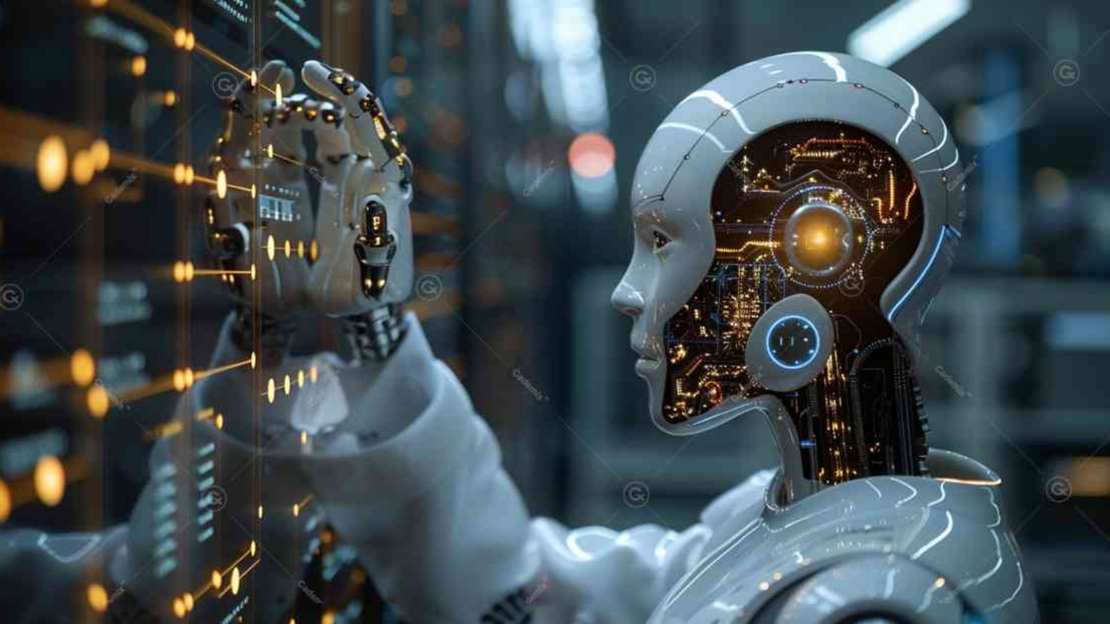 This image shows a Humanoid robot and we talk about chatgpt in this article.