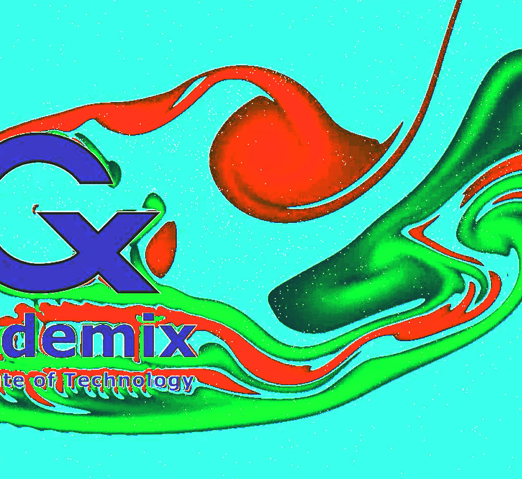 Cademix Logo Flow Simulated