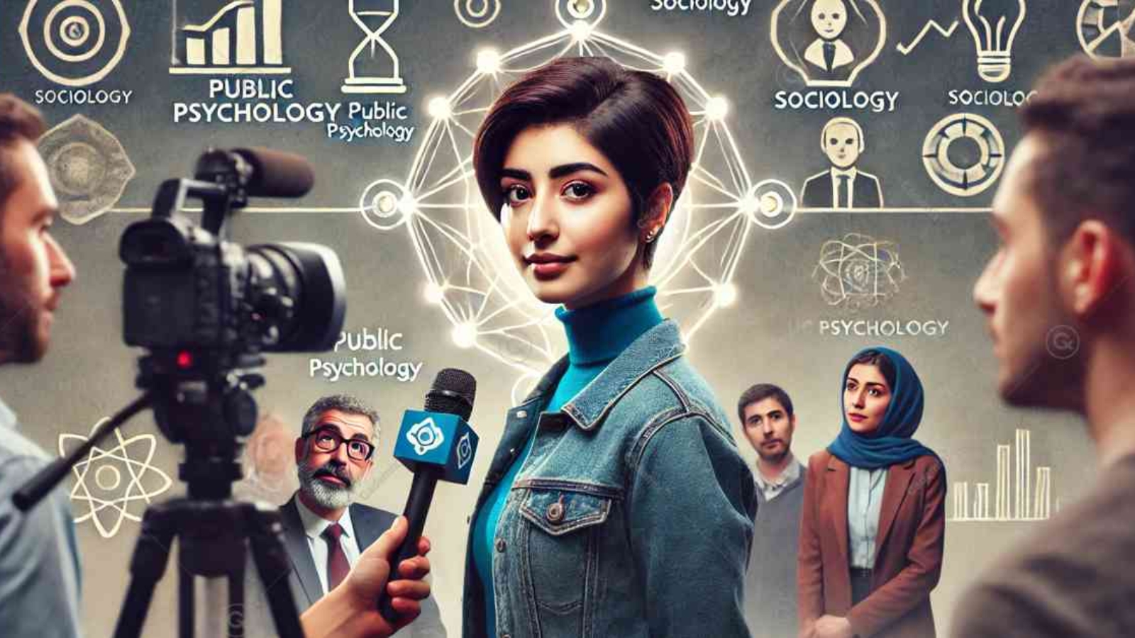 A multidisciplinary expert guided by a mentor, participating in an acceleration program, and navigating public perception and cognitive biases, while embracing cultural norms and professional views, all influenced by the halo effect.