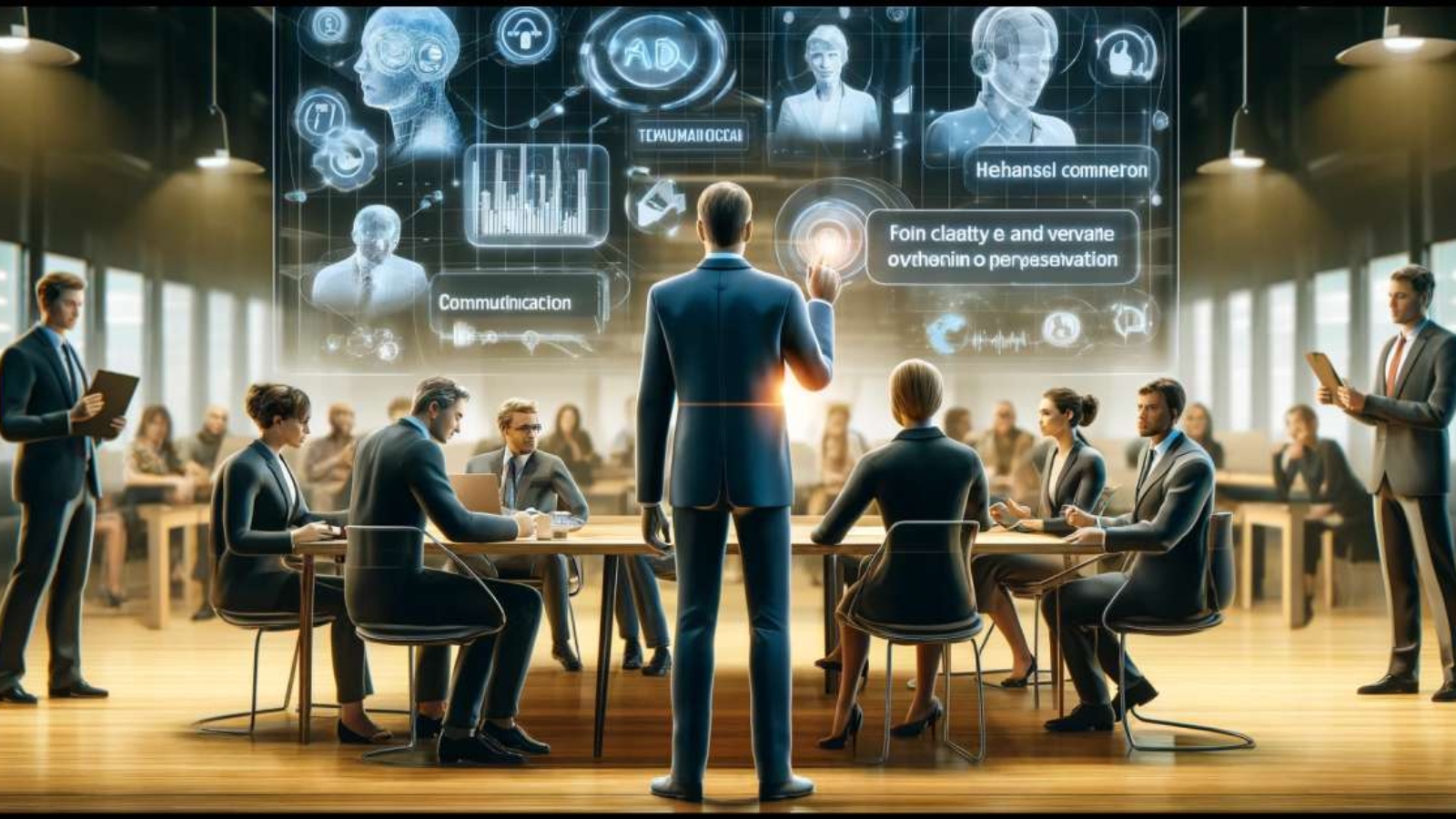 The image depicting the impact of GPT-4o on enhancing communication skills in both personal and professional settings. interview, walk-in interviews