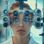 phoropter, optician technician