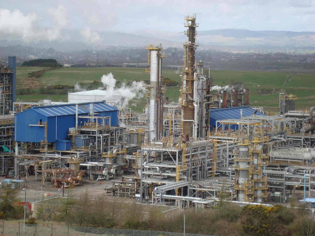 petrochemical plant